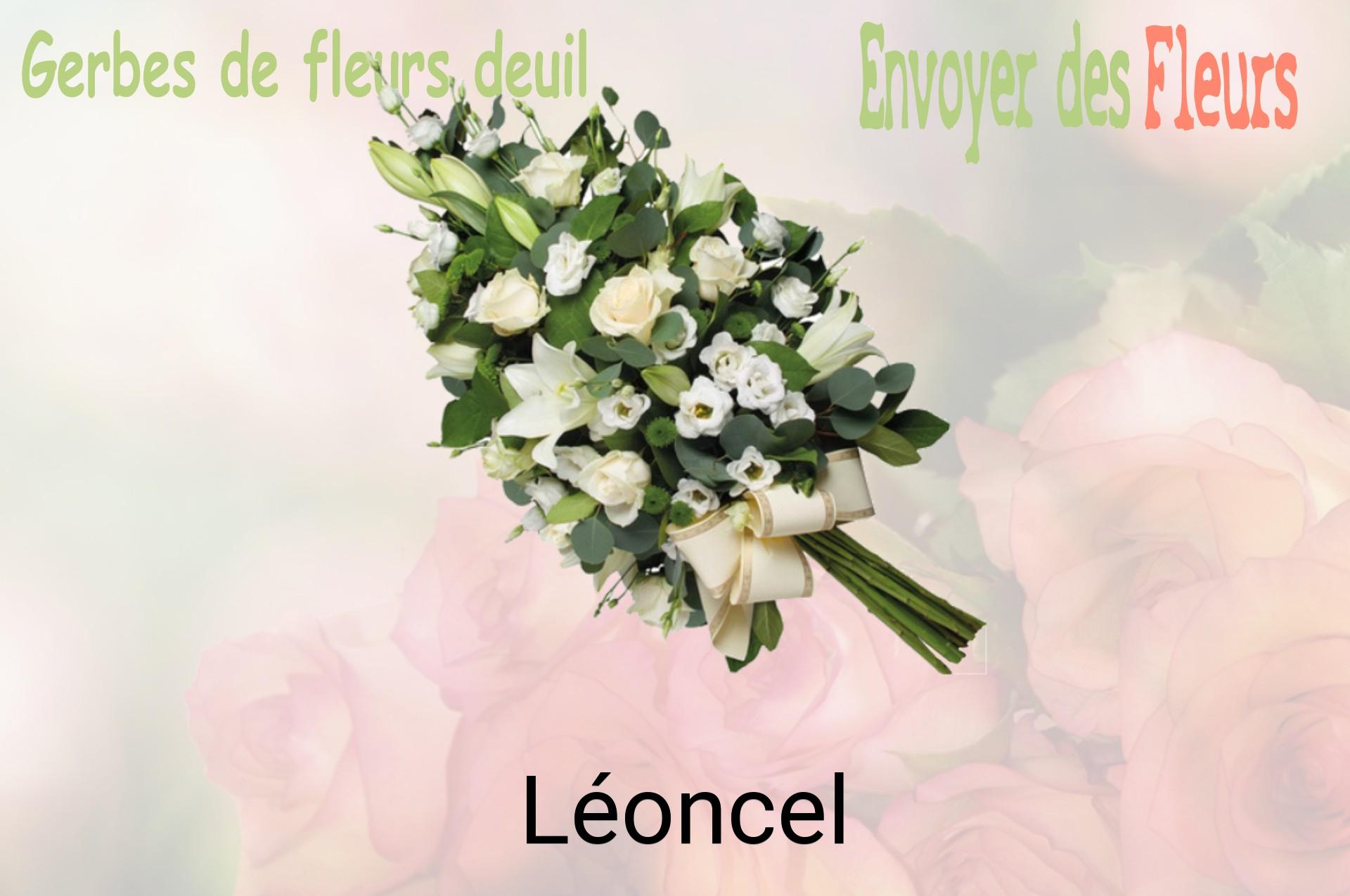 Gerbe de fleurs de deuil livrée à Léoncel